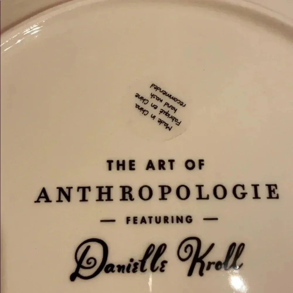 Anthropologie Danielle Kroll Dessert Plate - Picture 4 of 6